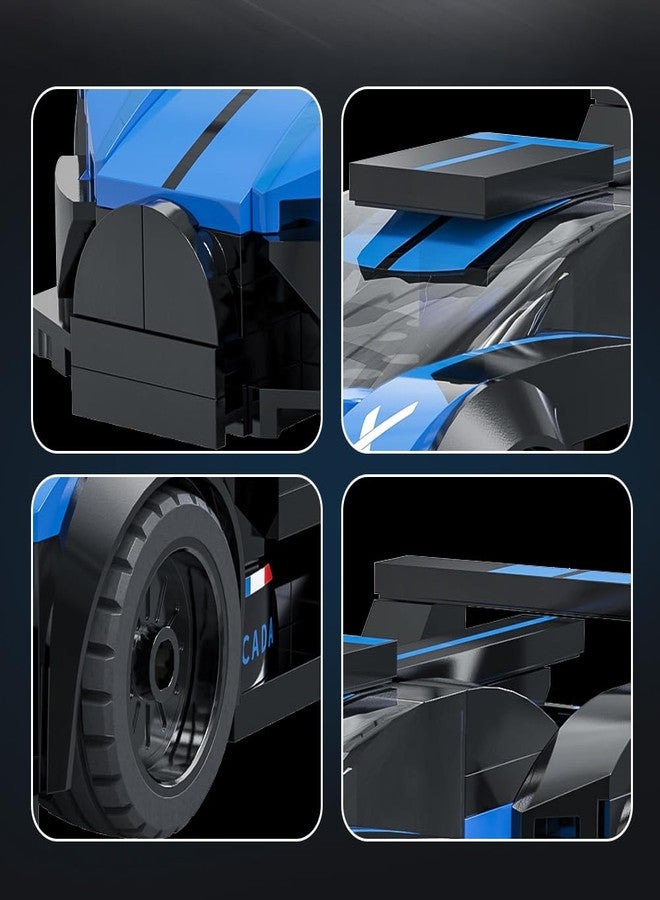 CaDA C55055W Bluefire Specter Building Block Racing Car Model, 165-Piece High-Precision Assembly Toy, Adult Collectible Car Model - Image 5